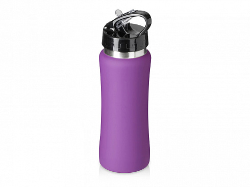 Бутылка для воды Bottle C1, сталь, soft touch, 600 мл, фиолетовый — РПК «Прогресс»