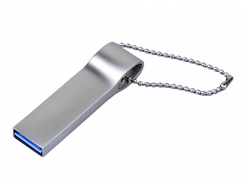 USB 3.0-флешка на 32 Гб с мини чипом, компактный дизайн, боковое отверстие для цепочки — РПК «Прогресс»