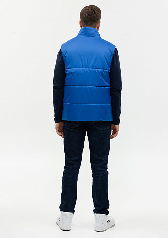 Жилет унисекс STAN утепленный таффета 210T,200, 84, Чёрный,  (20)  (60-62/5XL)