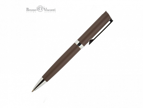 Ручка шариковая автоматическая BrunoVisconti® MILANO цвет корпуса коричневый, 1 мм — РПК «Прогресс»