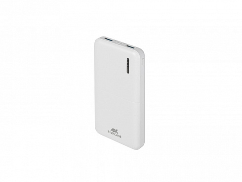 RIVACASE VA2532 (10000 мАч) QC/PD 20W внешний аккумулятор с дисплеем, белый 12/48 — РПК «Прогресс»