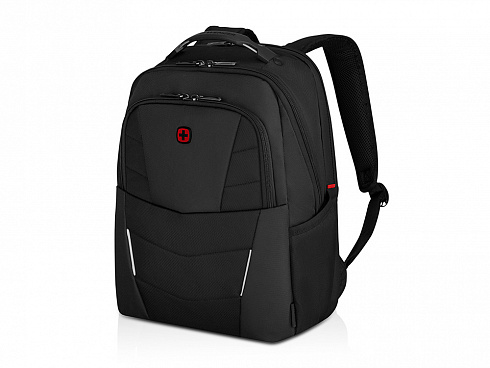 Рюкзак WENGER ALTAIR 15.6, черный, переработанный ПЭТ/Полиэстер, 32х21х44 см, 22 л. — РПК «Прогресс»
