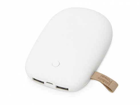 Внешний аккумулятор в форме камня Stone, 7800 mAh, белый — РПК «Прогресс»