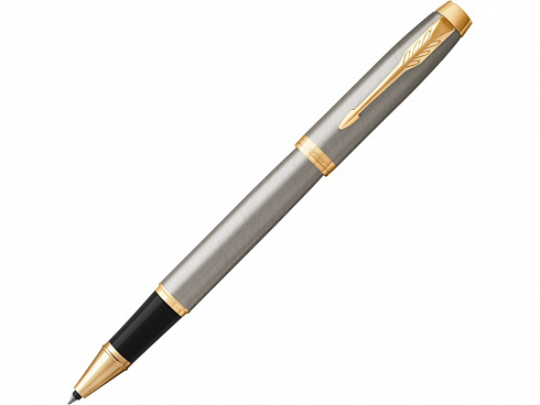 Ручка роллер Parker IM Core Brushed Metal GT, серебристый/золотистый — РПК «Прогресс»
