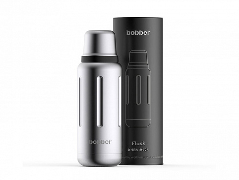 Термос для напитков, вакуумный, бытовой, тм bobber. Объем 1 литр. Артикул Flask-1000 Matte — РПК «Прогресс»