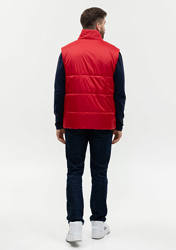 Жилет унисекс STAN утепленный таффета 210T,200, 84, Чёрный,  (20)  (60-62/5XL)