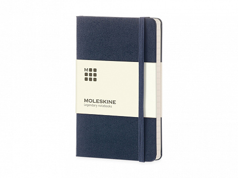 Записная книжка Moleskine Classic (в линейку) в твердой обложке, Large (13х21см), синий — РПК «Прогресс»