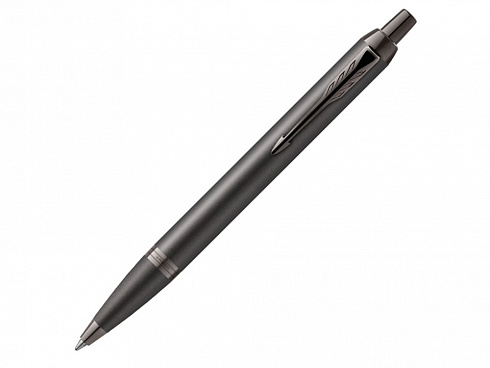Шариковая ручка Parker IM Monochrome Black, стержень:M, цвет чернил: blue, в подарочной упаковке. — РПК «Прогресс»