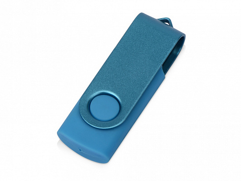 Флеш-карта USB 2.0 8 Gb Квебек Solid, голубой — РПК «Прогресс»