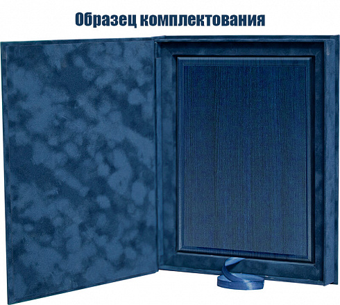 Футляр под плакетку синий