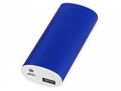 Портативное зарядное устройство Квазар, 4400 mAh, синий — РПК «Прогресс»