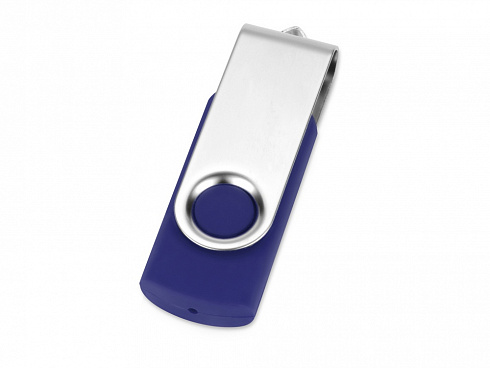 Флеш-карта USB 2.0 8 ГБ Квебек, синий — РПК «Прогресс»