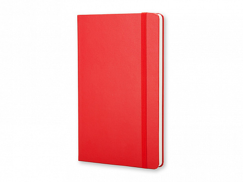 Записная книжка Moleskine Classic (нелинованный) в твердой обложке, Large (13х21см), красный — РПК «Прогресс»