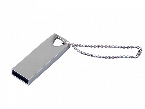 USB 2.0-флешка на 4 Гб с мини чипом, компактный дизайн, стильное отверстие для цепочки — РПК «Прогресс»