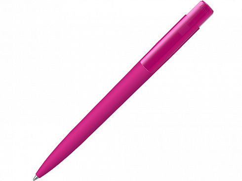 Шариковая ручка RECYCLED PET PEN PRO K transparent GUM soft-touch, розовый — РПК «Прогресс»