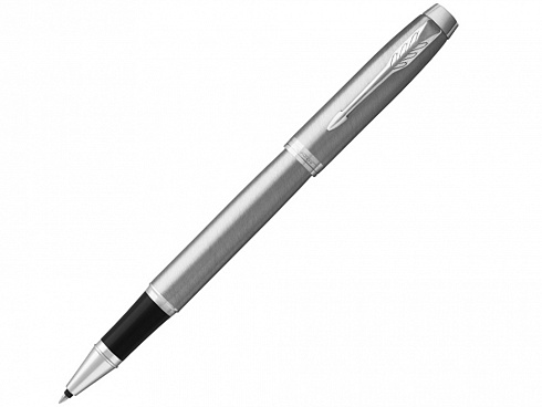 Ручка-роллер Parker IM Stainless Steel CT, стержень: F, цвет чернил: black, в подарочной упаковке — РПК «Прогресс»