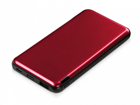 Внешний аккумулятор Forge v.2, металл, 10000mah, красный — РПК «Прогресс»