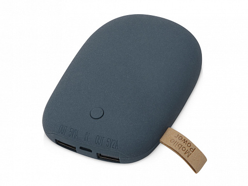 Внешний аккумулятор в форме камня Stone, 7800 mAh, темно-серый — РПК «Прогресс»