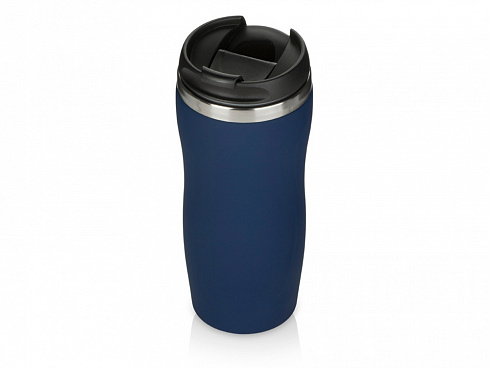 Термокружка Double wall mug C1, soft touch, 350 мл, темно-синий (Р) — РПК «Прогресс»