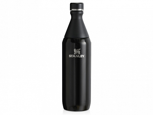 Бутылка для воды Stanley All Day Slim объемом 600 мл - черный глянцевый — РПК «Прогресс»