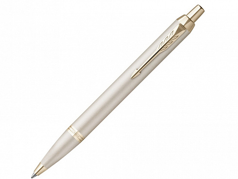 Шариковая ручка Parker IM Professionals Monochrome Champagne, стержень:M, цвет чернил: blue, в подарочной упаковке. — РПК «Прогресс»