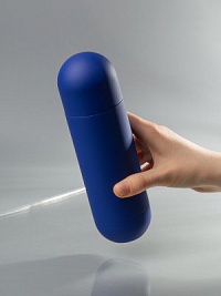 Термос Tubula Soft Touch, синий