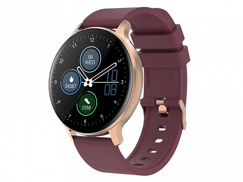 Смарт-часы Canyon SW-68  Badian, IP68, темно-красный — РПК «Прогресс»