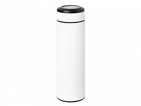 Вакуумный термос Vacuum Flask C1, soft touch, 420мл, белый — РПК «Прогресс»