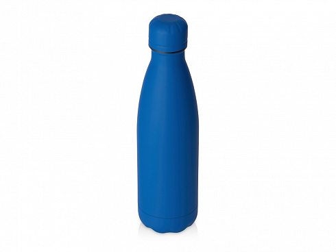 Вакуумная термобутылка Vacuum bottle C1, soft touch, 500 мл, синий классический — РПК «Прогресс»
