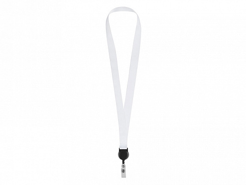 Ланъярд 2 см с ретрактором, черный — РПК «Прогресс»
