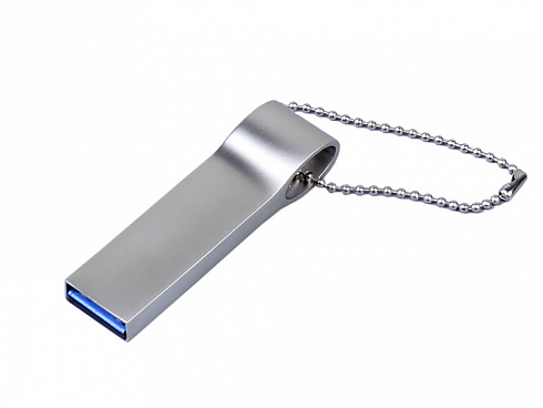 USB 2.0-флешка на 32 Гб с мини чипом, компактный дизайн, боковое отверстие для цепочки — РПК «Прогресс»