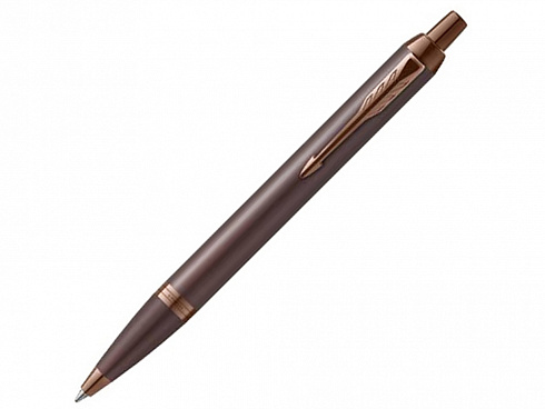 Шариковая ручка Parker IM Monochrome Brown, стержень:M, цвет чернил: blue, в подарочной упаковке. — РПК «Прогресс»
