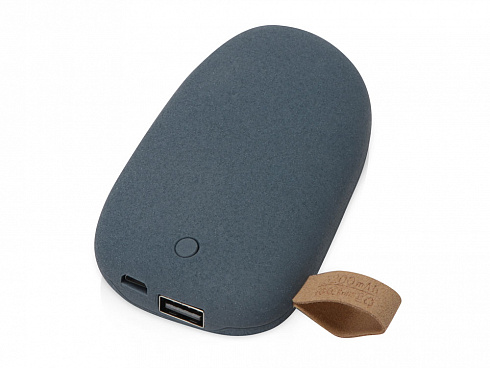 Внешний аккумулятор в форме камня Stone, 5200 mAh, серо-синий — РПК «Прогресс»