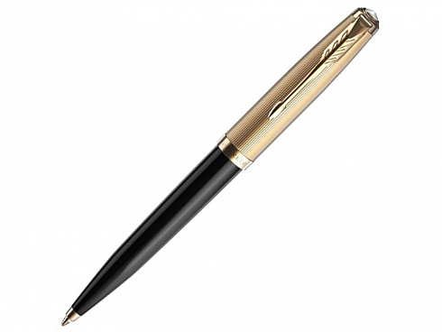 Шариковая ручка Parker 51 DELUXE BLACK GT, стержень: M, цвет чернил: black, в подарочной упаковке. — РПК «Прогресс»