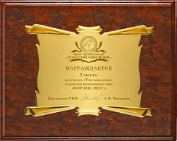 Вариант комплектации плакеток №954