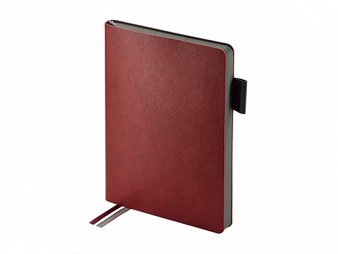 Ежедневник недатированный А5 Boston, бордовый — РПК «Прогресс»