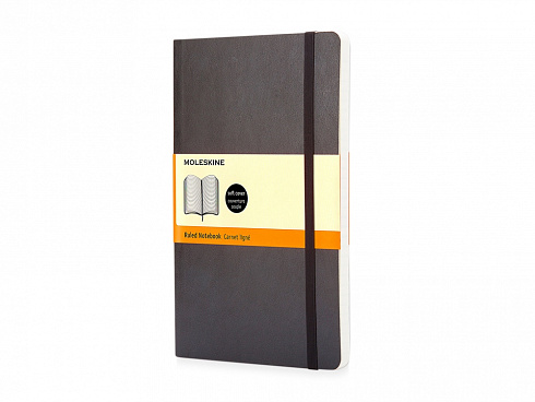 Записная книжка Moleskine Classic Soft (в линейку), Large (13х21см), черный — РПК «Прогресс»