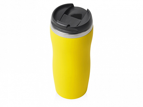 Термокружка Double wall mug C1, soft touch, 350 мл, желтый — РПК «Прогресс»