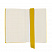 Бизнес-блокнот А5  "Provence", желтый , мягкая обложка, в клетку