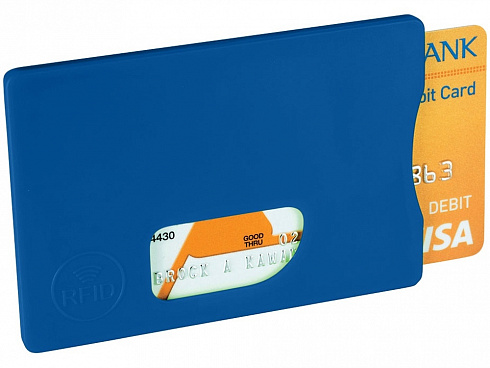 Защитный RFID чехол для кредитной карты Arnox, ярко-синий — РПК «Прогресс»