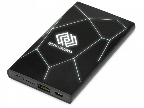 Портативное беспроводное зарядное устройство Geo Wireless, 5000 mAh, черный — РПК «Прогресс»