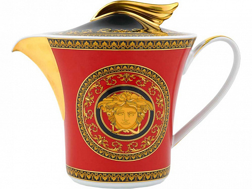 Чайник Versace Medusa, красный/золотистый (Р) — РПК «Прогресс»