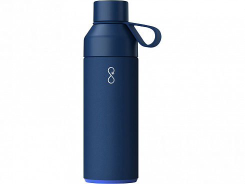Бутылка для воды Ocean Bottle объемом 500 мл с вакуумной изоляцией, синий — РПК «Прогресс»