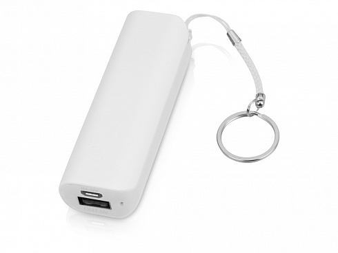 Портативное зарядное устройство (power bank) Basis, 2000 mAh, белый — РПК «Прогресс»