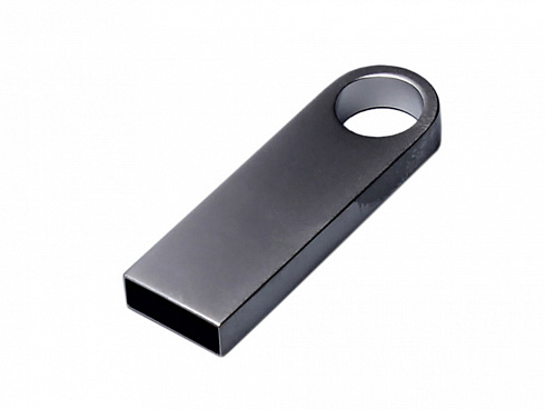 USB 3.0-флешка на 64 Гб с мини чипом и круглым отверстием, серебристый — РПК «Прогресс»