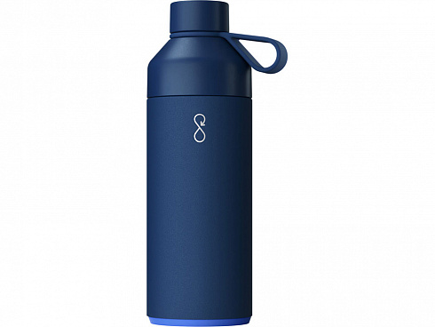 Бутылка для воды Big Ocean Bottle объемом 1000 мл с вакуумной изоляцией, синий — РПК «Прогресс»