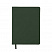 Блокнот SHADY JUNIOR с элементами планирования,  А6, зеленый, кремовый блок, темно-зеленый обрез
