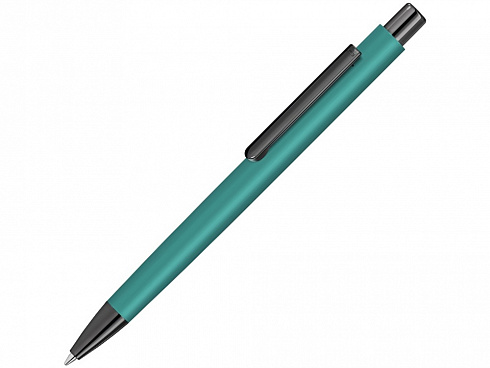 Металлическая шариковая ручка soft touch Ellipse gum, бирюзовый — РПК «Прогресс»