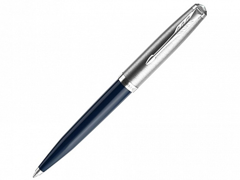Шариковая ручка Parker 51 CORE MIDNIGHT BLUE CT, стержень: M, цвет чернил: black, в подарочной упаковке. — РПК «Прогресс»