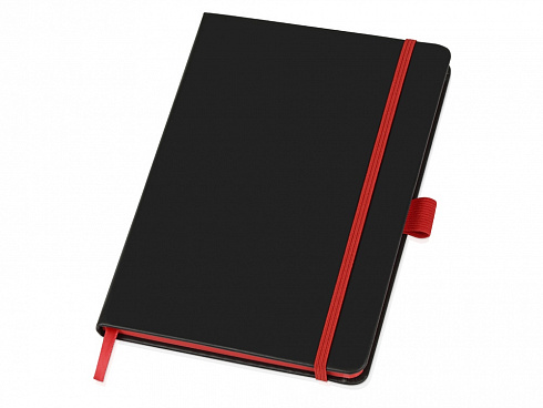 Блокнот Color edge A5, черный/красный (Р) — РПК «Прогресс»